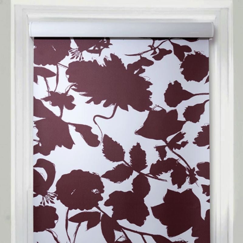 Blux Designer Sötétítő Roló 45 x 165cm - Bordó Mintával - BShopy6971583925377_3