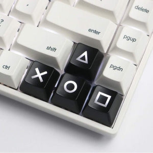 Cherry MX Kompatibilis ABS Nyomógombos Billentyűsapka Háttérvilágítással (Fekete) - BShopy