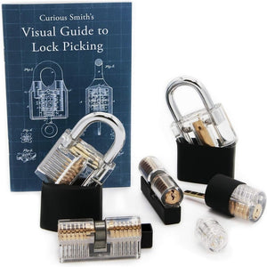 Curious Smith Lockpick Gyakorló Zárkészlet - Nagy Német Segédlettel, Profi Zárnyitó Eszközök - BShopy