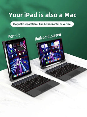 Gaoeein érintőbillentyűzettel és háttérvilágítással ellátott tablet védőtok - BShopy
