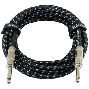 GLS Audio Szövetes Gitárkábel – 6.3mm Jack - Jack Hangszerkábel - BShopy