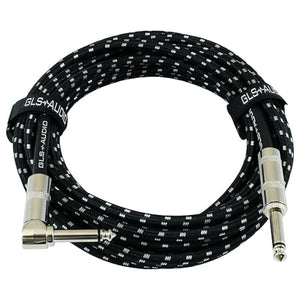 GLS Audio Szövetes Gitárkábel – 6.3mm Jack - Jack Hangszerkábel - BShopy