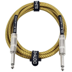 GLS Audio Szövetes Gitárkábel – 6.3mm Jack - Jack Hangszerkábel - BShopy