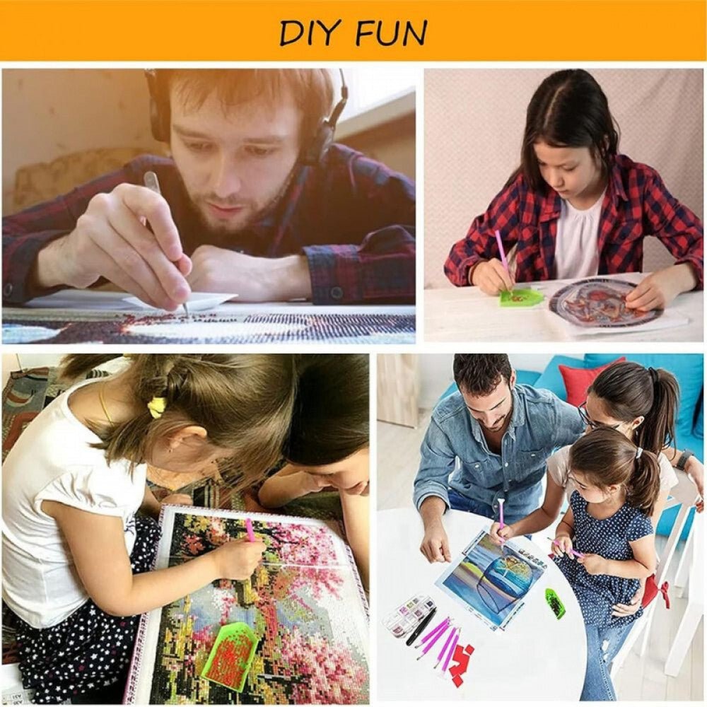 Gyémántfestő Készlet Oroszlán Mintával - Kreatív DIY Kézműves Szett - BShopyX001D02ROV_5