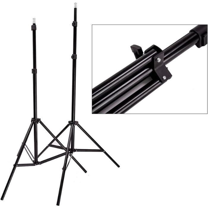 Hakutatz Professzionális Fotóstúdió Szett – Stúdióvilágítás és Háttérrendszer – Softbox Lámpaállványokkal – Védőtáskával - BShopyB075MY7DKJ_3