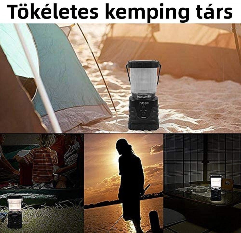 Innoo 300 Lumenes Kempinglámpa - Hordozható, Kültéri Világítás - BShopy