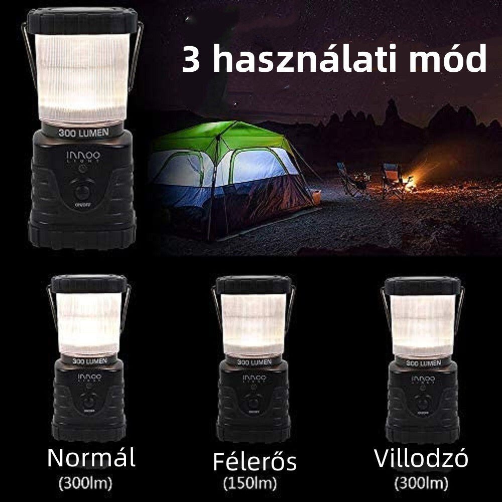 Innoo 300 Lumenes Kempinglámpa - Hordozható, Kültéri Világítás - BShopy