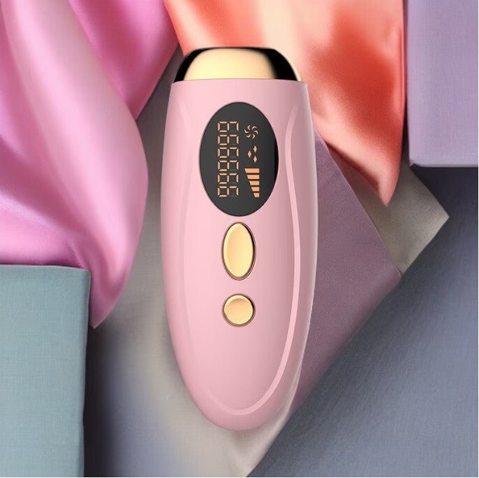 IPL Szőrtelenítő Készülék Otthoni Használatra - Rózsaszín - Bronz, 5 Erősségi Fokozat - BShopy