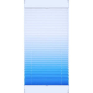 JalousieCrew Klemmfix Pliszé Árnyékoló Roló 120 x 130 cm, Kék - Fehér - BShopy