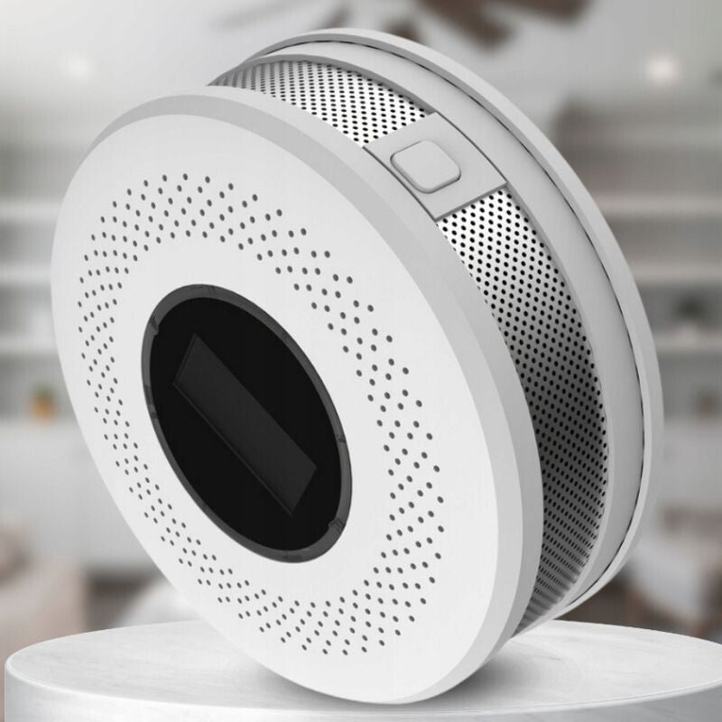 JKD 512COM LCD Kijelzős Szén - Monoxid és Füstérzékelő, Hang És Fényriasztással - 1db - BShopy