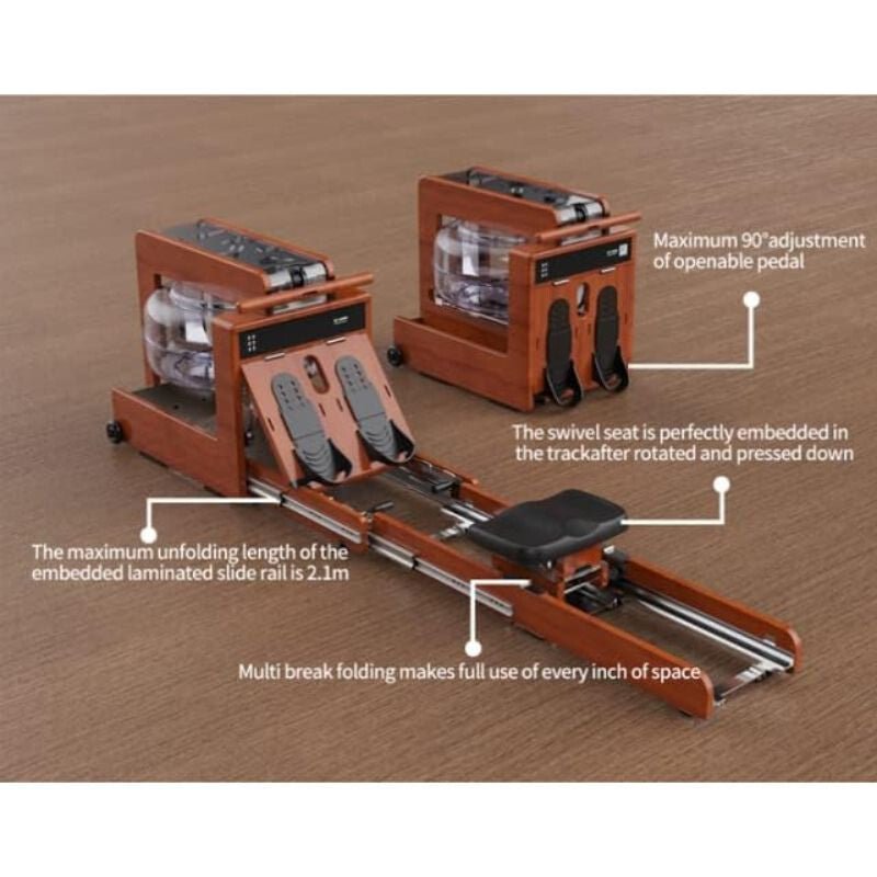 Joysong Prémium Fa Evezőgép Vízellenállásos Rendszerrel, Okos Funkciókkal és Kijelzővel - BShopyG757 - G2343456303_4