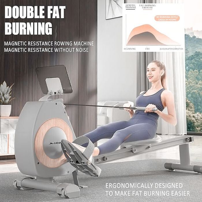 LIDAK Mágneses Ellenállású Evezőgép – LCD kijelzővel - BShopyG757 - K0213055317_0