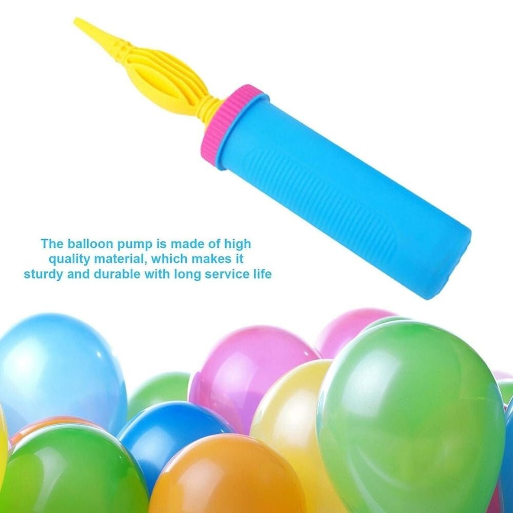 Linsition Kézi lufifújó pumpa - 2 Darabos Lufi Fújó Pumpa Készlet Dekoráláshoz és Bulikhoz - BShopy