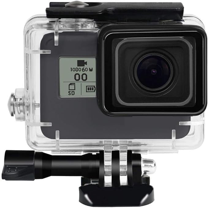 Lupholue GoPro Vízálló Átlátszó Tok 50 m - ig - Piros Szűrős Búvártok Víz Alatti Felvételekhez - BShopy