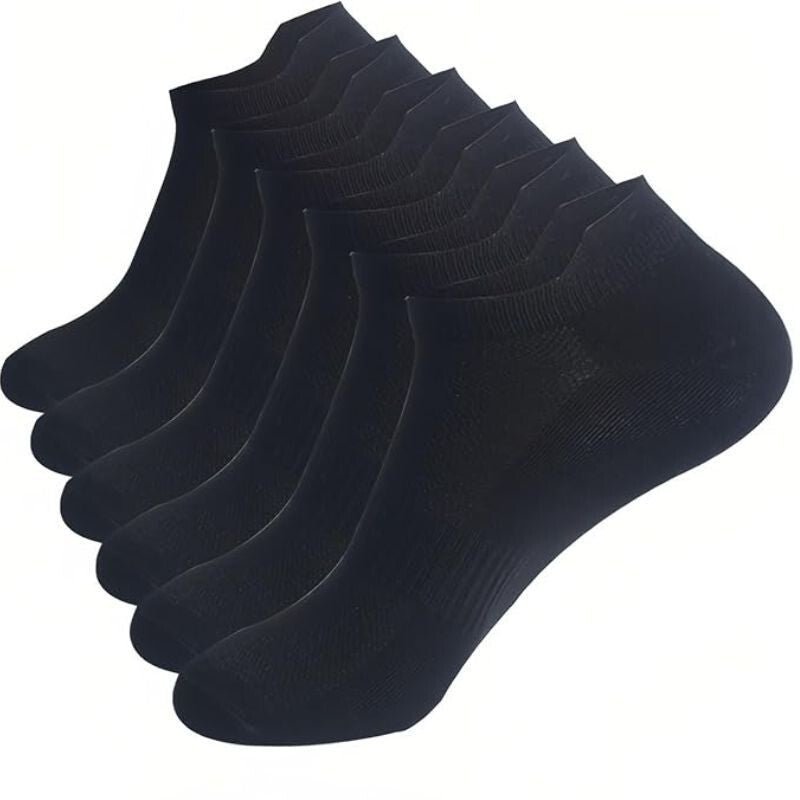 LZGOPE 6 Pár Sportzokni Férfiaknak és Nőknek, 36 - 41 (M) Méret - Fekete - BShopyB0CQ4F48ZG_5