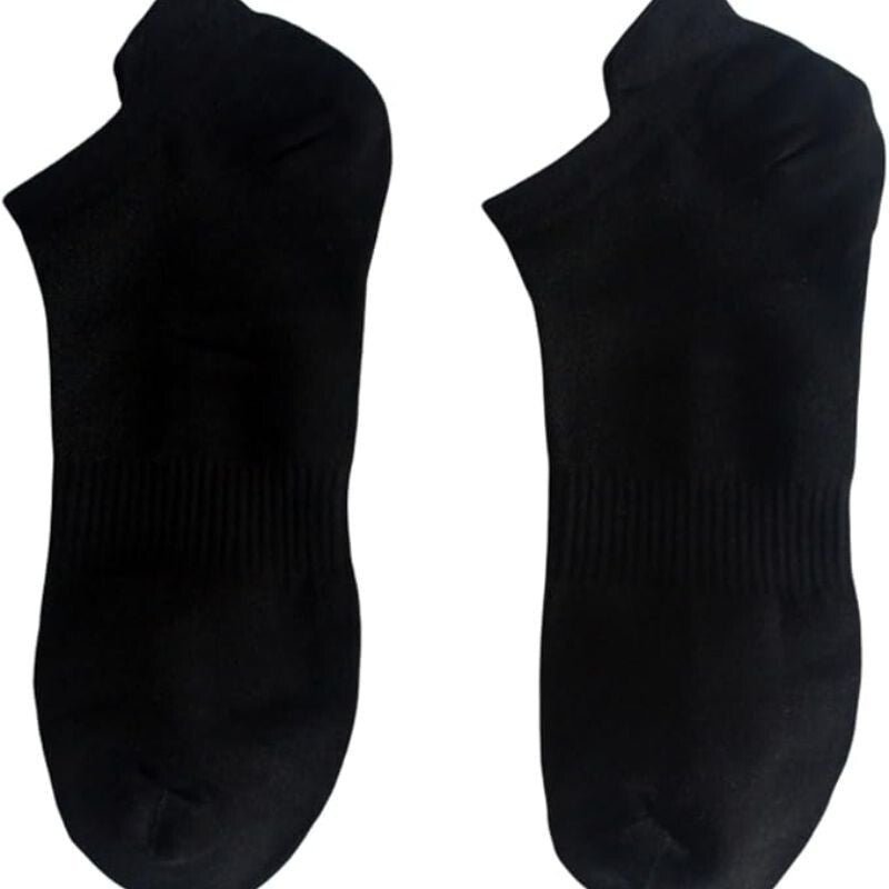 LZGOPE 6 Pár Sportzokni Férfiaknak és Nőknek, 36 - 41 (M) Méret - Fekete - BShopyB0CQ4F48ZG_3