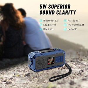 Multifunkčné rádio – Bluetooth, powerbanka a núdzové svetlo - BShopy