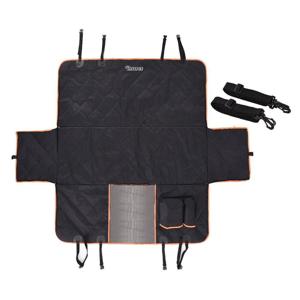 Nagy Teherbírású Hátsóülés Védőhuzat Vízálló és Karcálló, Fekete 137 x 147 cm - BShopyB07DQFM7ZT_2