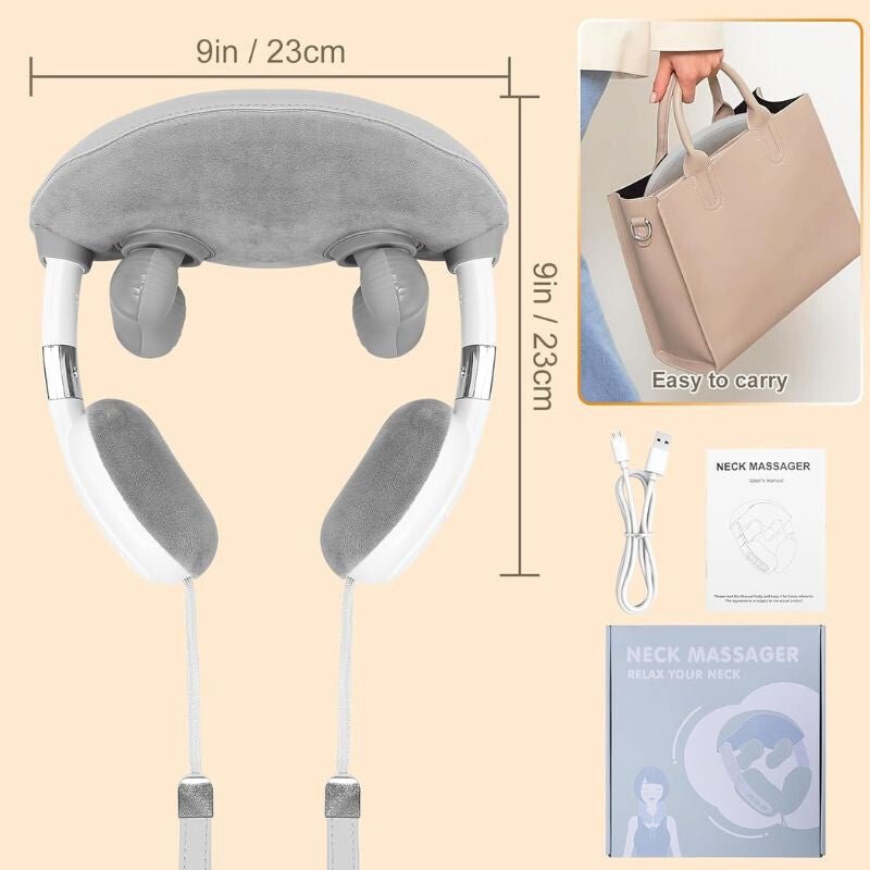 Prémium Nyak - és Vállmasszírozó – Mély Gyúró Masszázs, Hőterápiával - BShopyX0023QYLBV_6