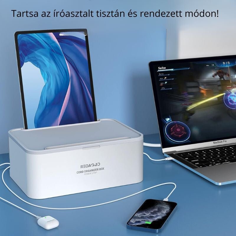 Redagod Kábelkezelő Doboz - Fehér - BShopyX001QNPWT7_4
