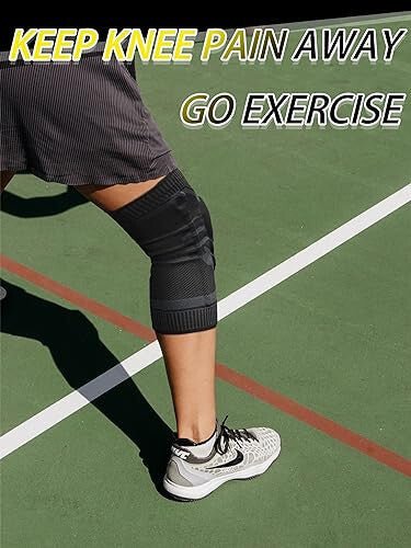 Rokesa XL Térdrögzítő - Fekete, Sportos és Támogató - BShopyB09NDL9DPP_4