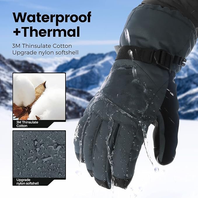 Sefzone Érintőképernyős Síkesztyű L - Uniszex, Meleg és Kényelmes - BShopyG5572 - POA9899944_5