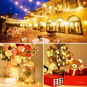 SUNNEST LED Fényfüzér – Melegfehér Beltérre és Kültérre - BShopy