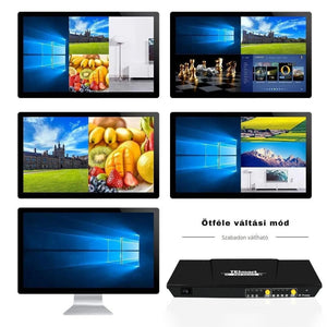 TESmart 4x1 HDMI Switch Multi - View funkcióval – 1080p@60Hz, Akadásmentes Váltás - BShopy