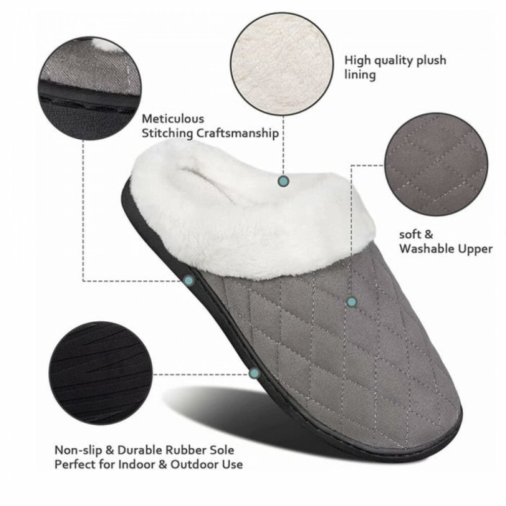 Ultraideas Memóriahabos Téli Mamusz – Szürke, 40–41 - es Méret, Meleg Benti Papucs - BShopy40 - 41 méretférfi női mamuszkényelmes mamuszX0012Y4PDJ_1