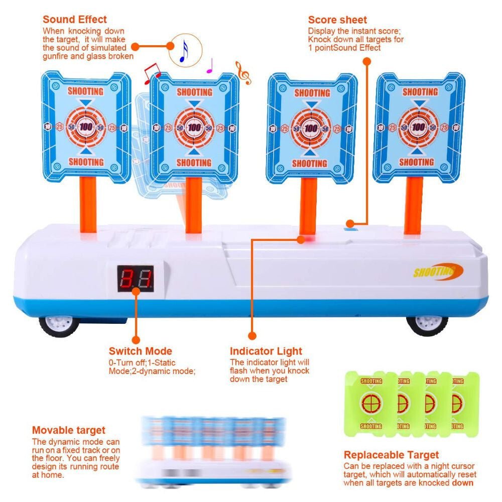 Vimzone Elemes Digitális Céltábla - Pontszámlálós Játék Gyerekeknek - BShopy