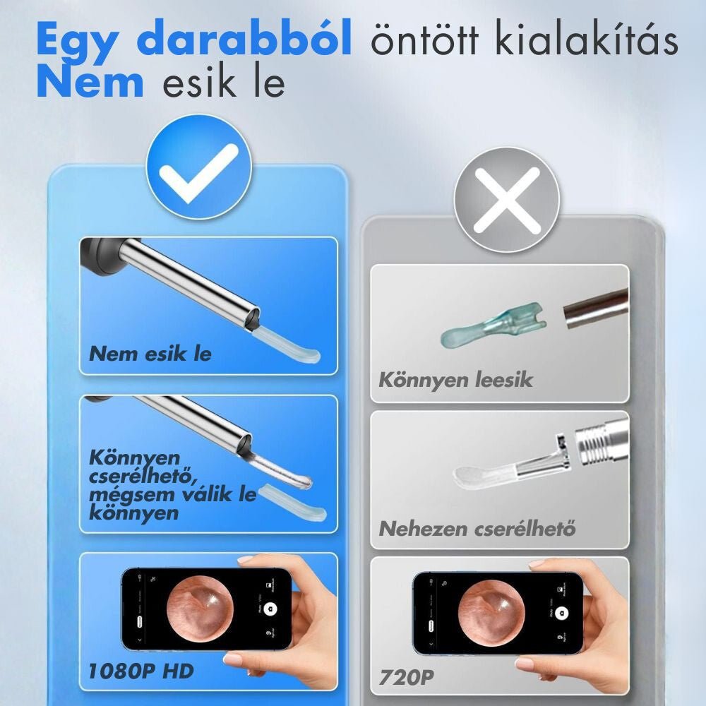 WUDAOPU P90 Fülzsír Eltávolító Készlet, 2300p HD Kamerával - BShopy2300p HD fülkamerabiztonságos fülápolásfülzsír eltávolító eszközX001NQYGCV_2