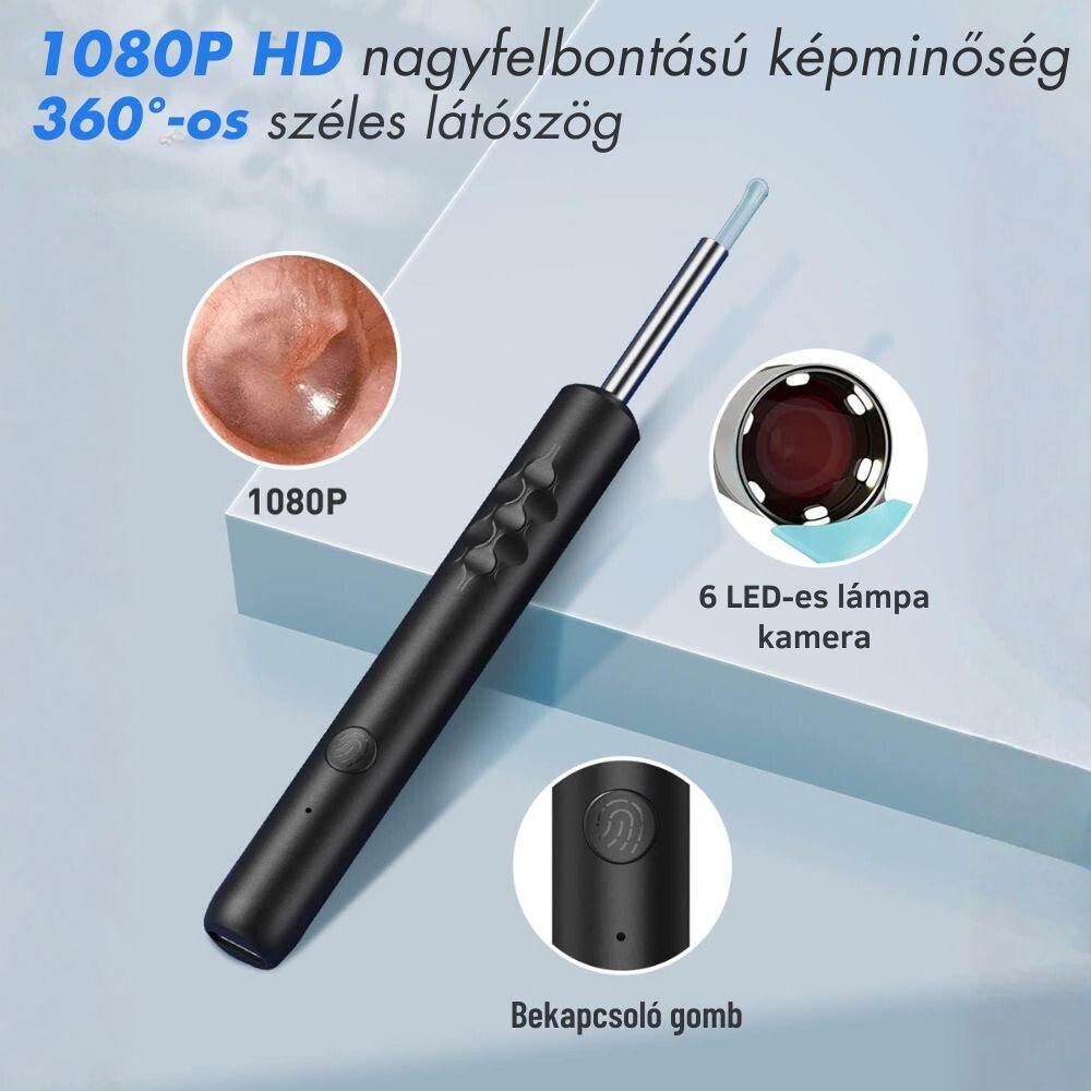 WUDAOPU P90 Fülzsír Eltávolító Készlet, 2300p HD Kamerával - BShopy2300p HD fülkamerabiztonságos fülápolásfülzsír eltávolító eszközX001NQYGCV_1