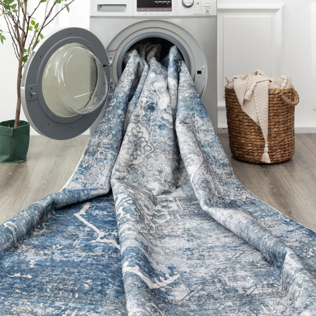 Taleta Moonlit Modro-Šedý Vintage Interiérový Koberec 120x170cm