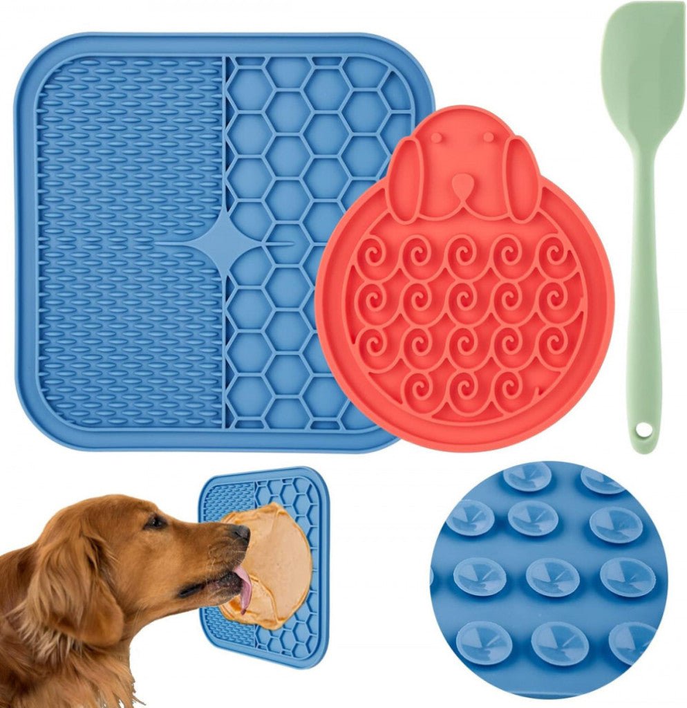 ADORIC 2 db Lassú Etetőtál Kisállatoknak - Praktikus és Egészséges - BShopy