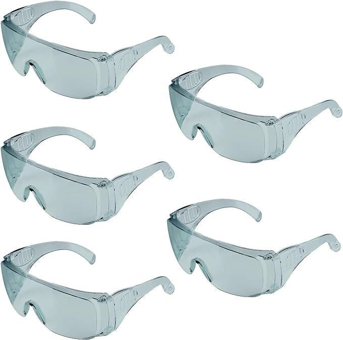 ADORIC Védőszemüveg Szett - 5 db - os, Átlátszó Munkavédelmi Szemüveg - BShopy