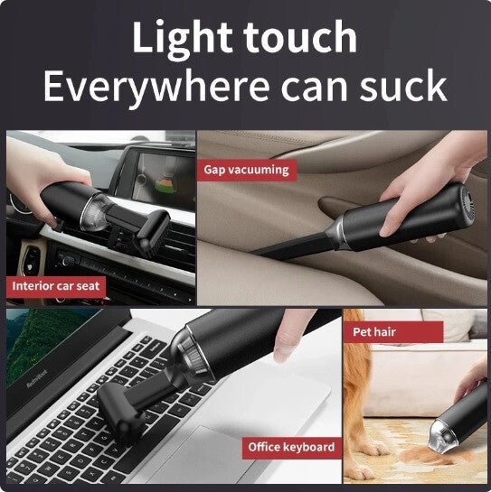 AmazeFan Vezeték Nélküli Kézi Porszívó – Szuperszívás, Hordozható, Akkumulátoros - BShopyautó porszívókézi porszívópor és morzsa porszívó8857860067719_3