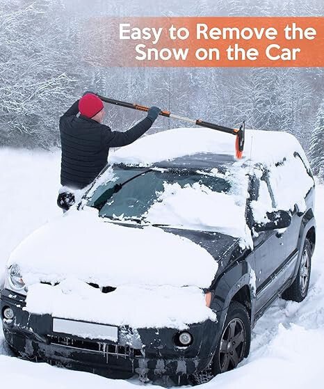Andeman Rövid 3 az 1 - ben Autós Teleszkópos Hókefe, Jégkaparó és Lehúzó – 79x100 cm - BShopyAndeman autós kiegészítőautó tisztítás kiegészítőautó ápolás télenSKUH90070_3
