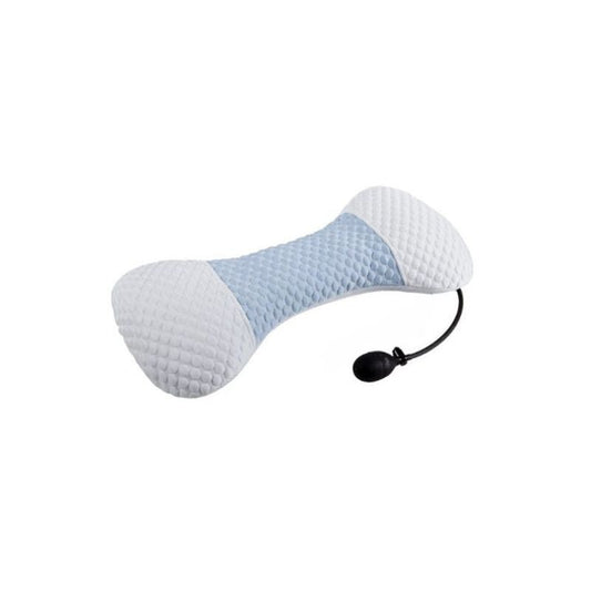 Blux Állítható Deréktámasz Párna Pumpával – Ortopéd Memóriahab, Világoskék - Fehér - BShopyPILLOW010_0