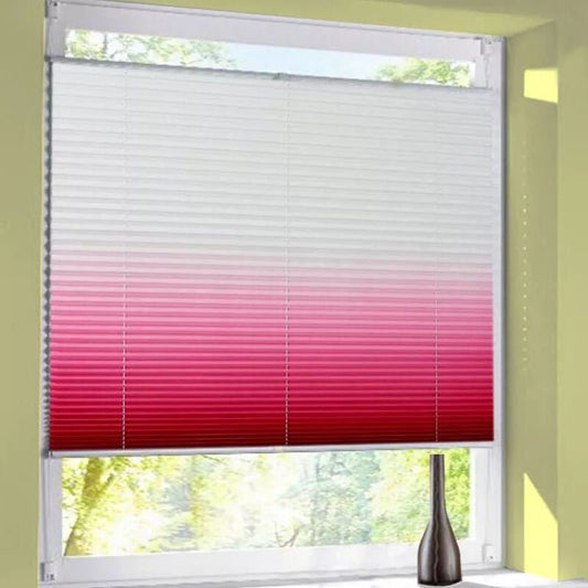 Blux Designer Sötétítő Roló 110 x 130 cm, Rózsaszín - Fehér - BShopy6952540690927_0