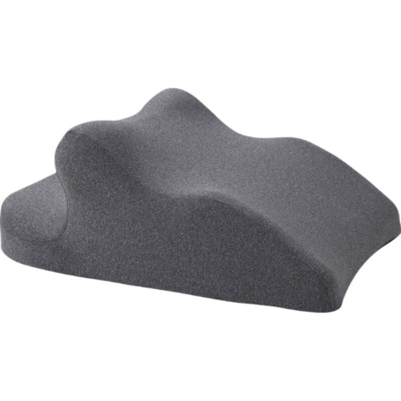 Blux Memóriahabos Multifunkciós Támasztó Párna – Háttámasz, Relax és Hason Fekvő Használatra (65×46×26 cm, Sötétszürke) - BShopyPILLOW011_0