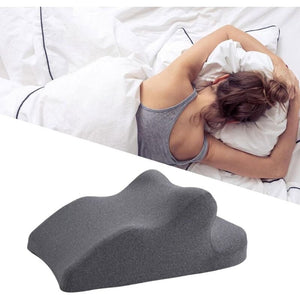 Blux multifunkčný oporný vankúš z pamäťovej peny – opierka chrbta, na relax a ležanie na bruchu (65×46×26 cm, tmavosivý) - BShopy