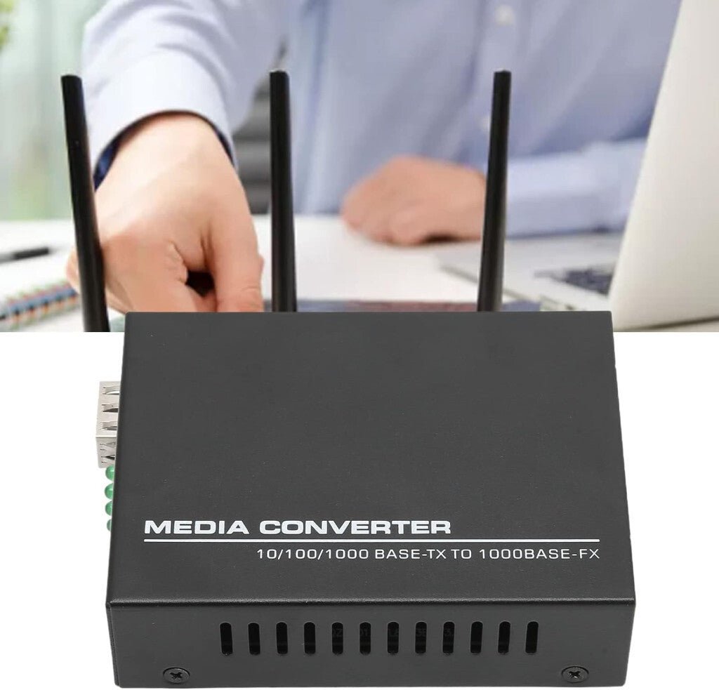 Bshopy SFP Media Converter - Gigabit Ethernet - SFP Optikai Átalakító - BShopy
