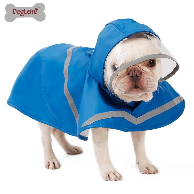 Doglemi S Méretű Kutya Esőkabát, Kistestű Kutyáknak - Kék - BShopy