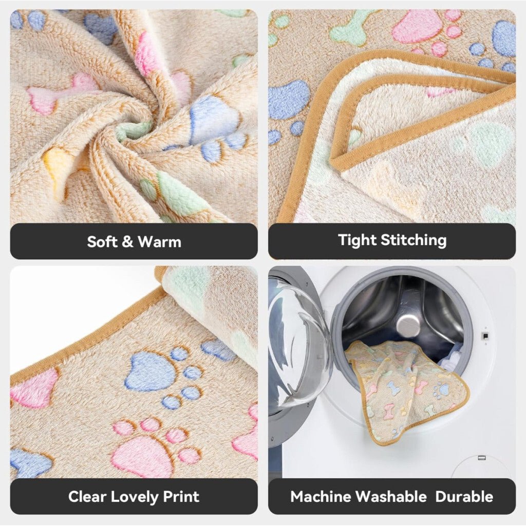 Dono Puha Kisállat - és Kanapétakaró Szett - 3 db Rózsaszín/Lila/Barna, L Méret, 105 x 72 cm - BShopyX001U3YOC9_4