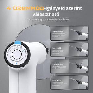 Elektromos fülzsír eltávolító kamerával és LED világítással – 4 nyomásfokozatú fültisztító készlet - BShopy