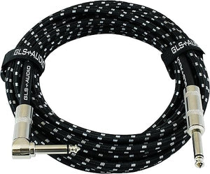 GLS Audio Szövetes Gitárkábel – 6.3mm Jack - Jack Hangszerkábel - BShopy