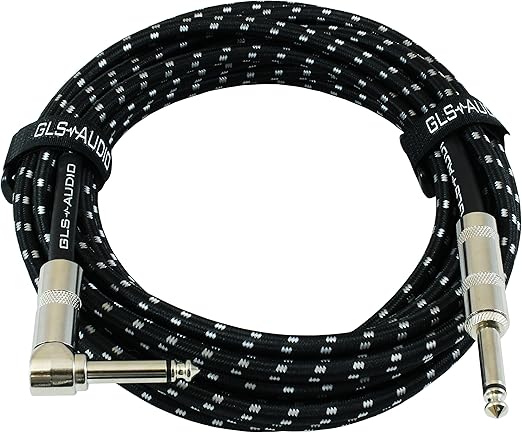 GLS Audio Szövetes Gitárkábel – 6.3mm Jack - Jack Hangszerkábel - BShopy