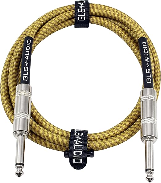 GLS Audio Szövetes Gitárkábel – 6.3mm Jack - Jack Hangszerkábel - BShopy
