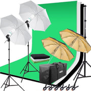 Hakutatz Profesionálny Fotostudio Set so Svetlom a Pozadím