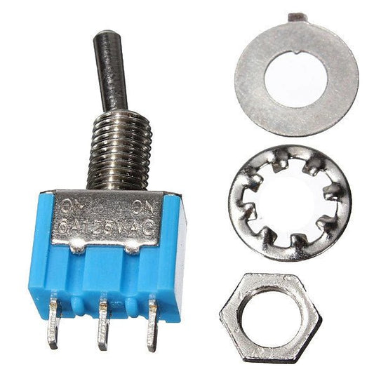 Hárompólusú Billenőkapcsoló - ON - ON Típus, 6A 125V AC Teljesítmény - BShopy